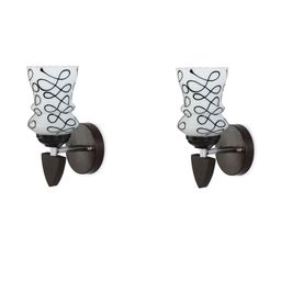 1ST TIME White & Black Solid Glass Traditional Cylinder Wall Lamps Wall Lamps-picture-8