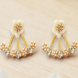 Fashioncrab Gold-Toned Alloy Earrings-image-86
