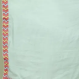 Rajnandini Floral Printed Pure Cotton Round Neck A-Line Kurta With Trousers And Dupatta image 4