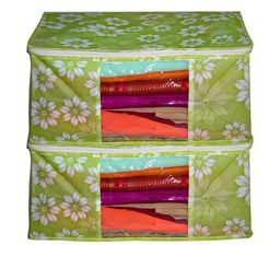 AMAK INC Green Fabric Multi-Utility Wardrobe Organisers-picture-8