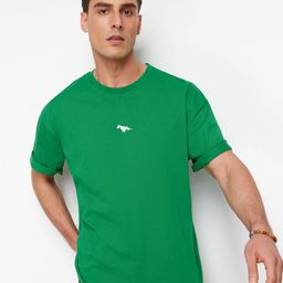 Trendyol Unisex Solid Round Neck Pure Cotton T-shirt-image-59