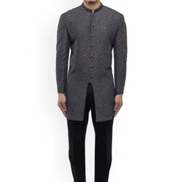 SDS By Kushal Shah Embroidered Sherwani Set-image-43