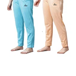 FIT N FAME Pack of 2 Women Turquoise Blue Cotton Relax Fit Pyjama-image-47