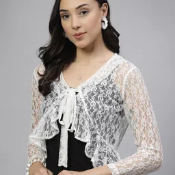 Style Quotient Women Tie-Up Shrug-picture-14