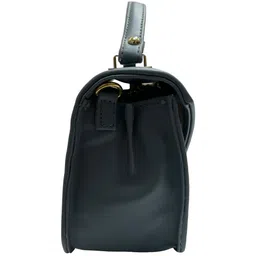 SKORPIO Textured PU Structured Satchel with Tasselled image 2