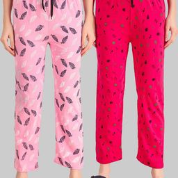TRENDY WORLD Pack of 2 Printed Pyjamas-image-70
