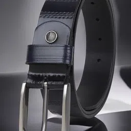 Metronaut Men Textured Leather Formal Belt-image-44
