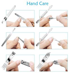 FAVON Set Of 16 Professional Manicure Tool Kit With Wallet image 5