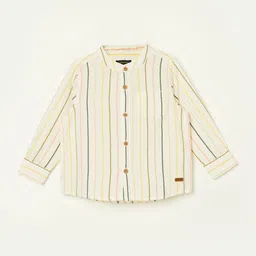 Juniors by Lifestyle Boys Striped Casual Shirt-35