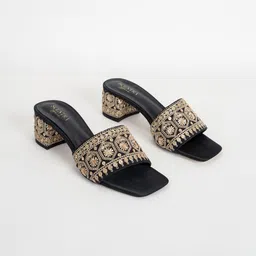 SCENTRA Party Block Sandals-36
