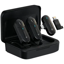 Portronics VlogMate 2 omni direction wireless portable microphone-16