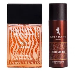 GIORDANO Men Set Of 2 Wild Safari Deodorant 200 ml & Eau De Parfum- 100 ml-22