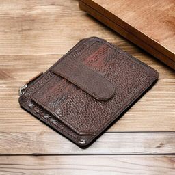 Provogue Men Textured Leather Card Holder-image-6