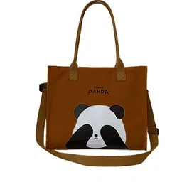 the sack co Printed Structured Tote Bag With Applique image 3