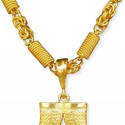 Jemeefly Gold-Plated Pendants with Chains-56