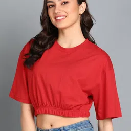 Adyavastram Women Solid Cotton Top-picture-21