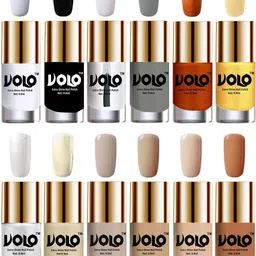VOLO Set Of 12 Extra Shine Nail Polish 9.9 ml Each Combo 348-image-77