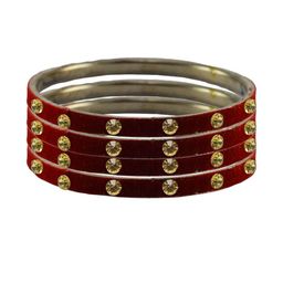 Vidhya Kangan Women Red Bangle-image-96