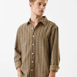 Snitch Regular Fit Striped Casual Shirt-image-8