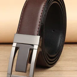 Killer Men Textured Reversible Formal Belt-image-73