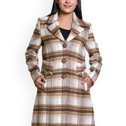 Hallinton Checked Notched-Collar Longline Overcoat-image-68