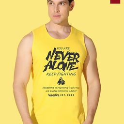WOOSTRO Pack Of 2 Printed Super Combed Cotton Gym Vests VWS26(ALONE YELLOW)(BKLN MAROON)-image-53