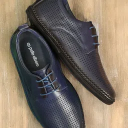 pelle albero Men Perforations Leather Sneakers-image-95