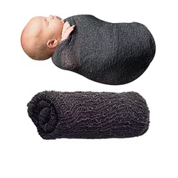 Babymoon Stretchable Swaddle New Born Baby Photoshoot Props-image-33