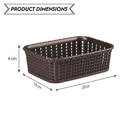 Aura Brown Set of 3 Regular Multi-Utility Organisers image 5