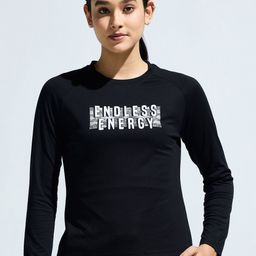 DOMIN8 Typography Printed Round Neck Regular Fit T-shirt-image-35