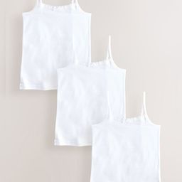 NEXT Girls Pack Of 3 Strappy Camisoles-picture-23