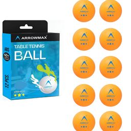 ARROWMAX Pack Of 12 3-Star Table Tennis Balls-44