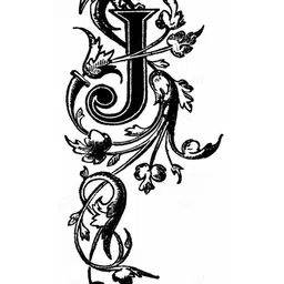 ORDERSHOCK J Name letter Waterproof Temporary Body Tattoo-picture-4