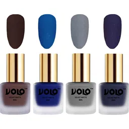 VOLO Set of 4 Velvet Dull Matte Nail Polish - 8 ml Each - 2-19-20-31-image-42