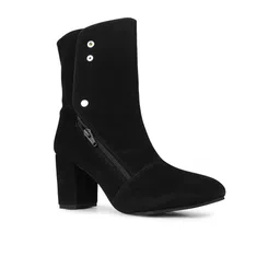 Inc 5 Women Pointed Toe Block Heeled Boots-image-42