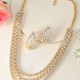 Richlook Cubic Zirconia-Studded Jewellery Set-image-8