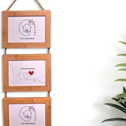 Aura Brown 2 to 4 Pieces Wood Wall Photo Frames-image-54