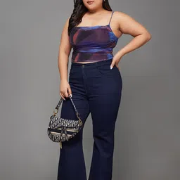 Miss Chase A+ Women Bootcut High-Rise Stretchable Jeans-image-73