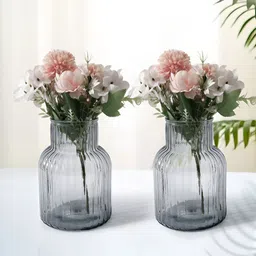 The Better Home Grey 2 Pieces Glass Vases-picture-29