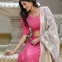 AKS Couture Ready to Wear Lehenga & Blouse With Dupatta-19