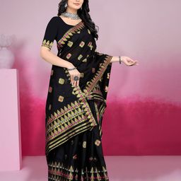 KAMDAR Zari Cotton Jacquard Woven Design Traditional Assamese Mekhela Chador-48