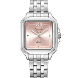 Alexandre Christie Women Dial & Stainless Steel Bracelet Style Straps Analogue Watch 2B55LHBSSLK-38