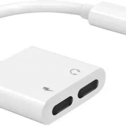 SANNO WORLD White Double Ports Splitter, Headphone Audio & Charging Adapter Compatible with iPhone Phone Converter-picture-29