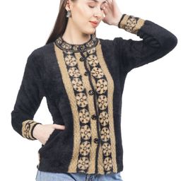 Chatanya Floral Round Neck Cardigan-image-61