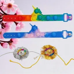 Vrinde 4Pcs Wraparound Rakhis-picture-43