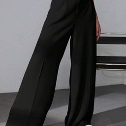 Next One Women Smart High-Rise Easy Wash Pleated Trousers-picture-28