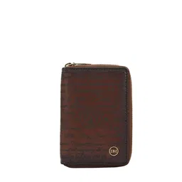 Da Milano Unisex Textured Leather Zip Around Wallet-image-26