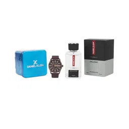 Daniel Klein Men Dial & Leather Straps Analogue Watch-image-5