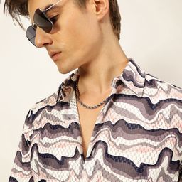Thomas Scott Men Premium Slim Fit Opaque Printed Casual Shirt-picture-19