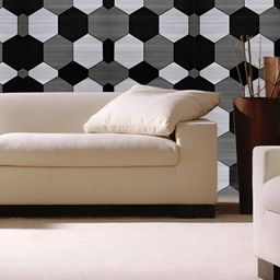 INDIAN ROYALS Black & White Printed Waterproof Self Adhesive Wallpaper-image-97